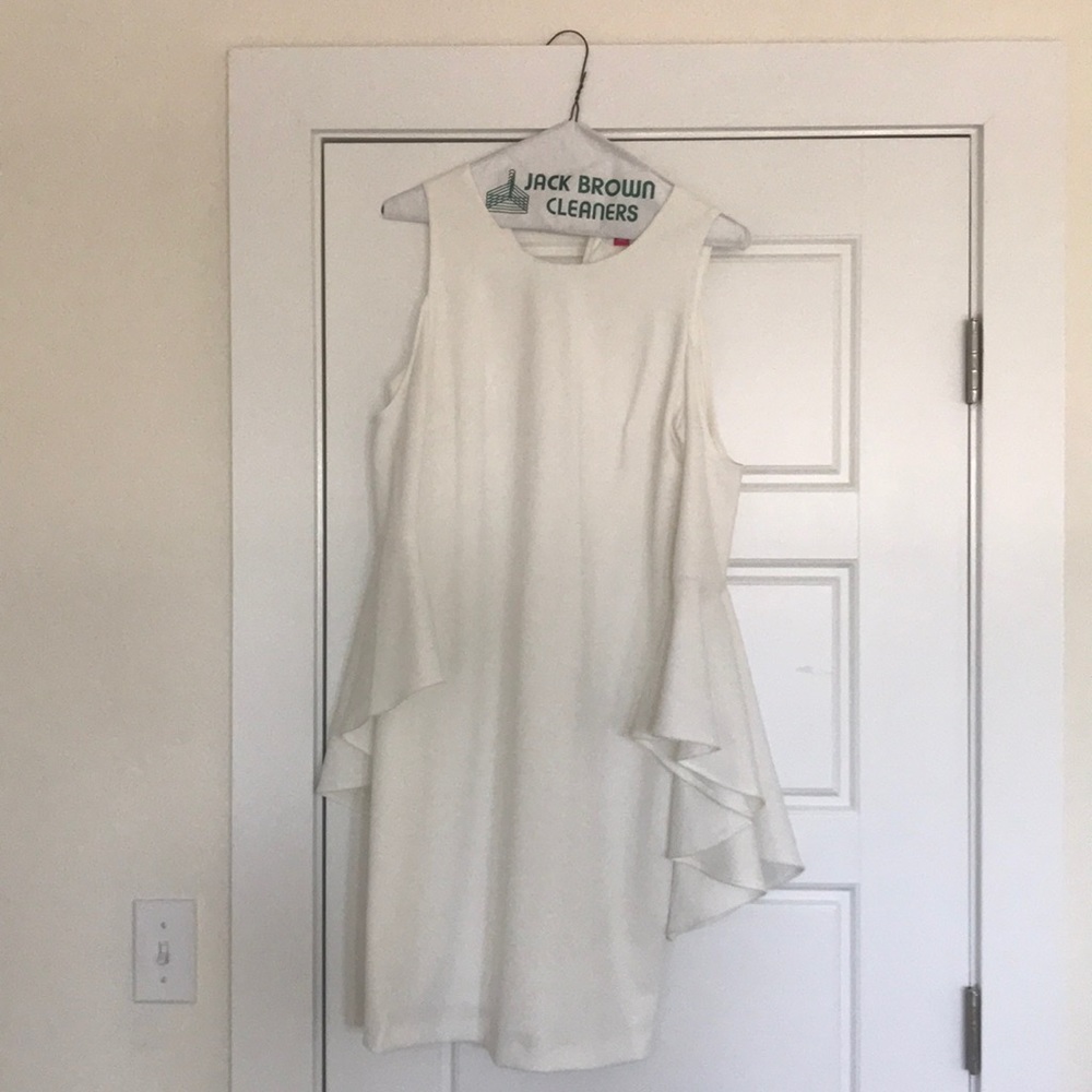 White cocktail dress